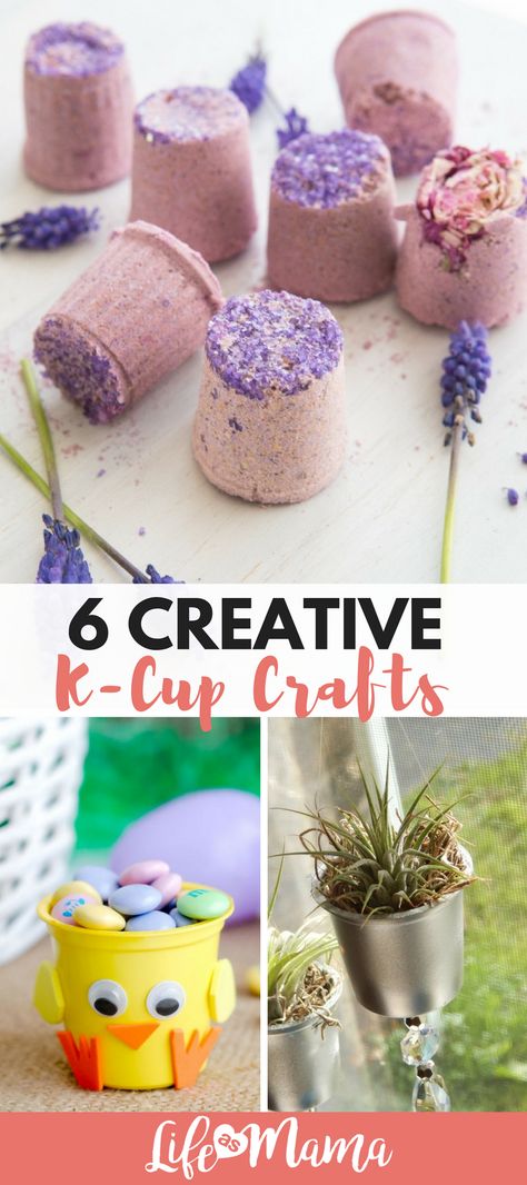 k-cup crafts K Cup Crafts, Recycler Diy, Dollar Tree Storage Bins, Dollar Tree Storage, Recycle Crafts Diy, Recycle Crafts, Bug Hotel, Cup Crafts, Upcycle Recycle