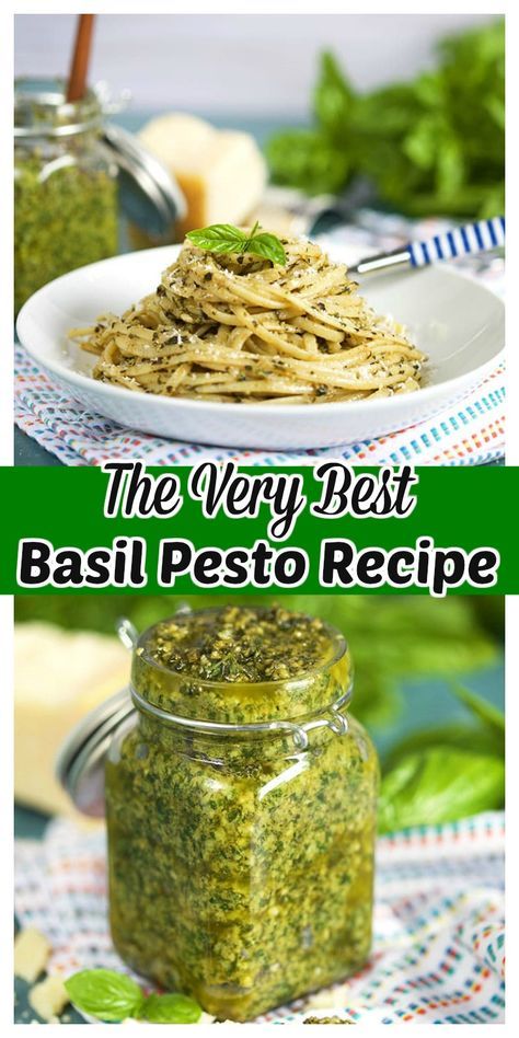 Herb Recipes, Pesto Recipe Easy, Basil Pesto Recipe, Basil Pesto Recipes, Plat Vegan, Basil Recipes, Homemade Pesto, Pesto Recipe, Garden Recipes