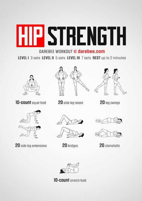 Strength Training Glute Workout, Hip Workout Strength, Hip Loosening Exercises, Hip And Thigh Stretches, Chun Li Leg Workout, Hip And Waist Workout, Strengthen Thigh Muscles, Legs Strength Workout, Poloties Workouts