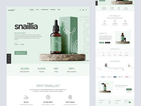 Shopify website design for thc product by AR Shakir for Shopified on Dribbble Hair Oil Website Design, Cosmetic Website Design Inspiration, Dropshipping Website Design, Cosmetics Website Design Inspiration, One Product Website, Website Cosmetic Design, Beauty Products Website Design, Website Design Product Page, Product Section Website Design