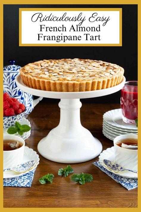 Pie, French Tarts, Gourmet Keto, Parisian Patisserie, Almond Torte, Almond Tart Recipe, Almond Frangipane, French Almond, Frangipane Tart