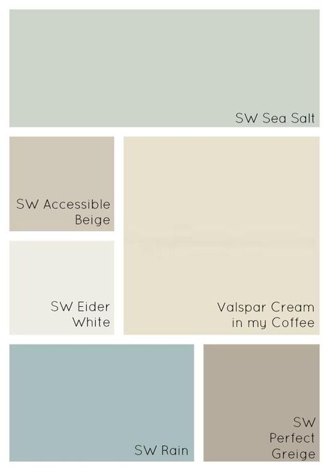 How to Choose Interior Paint Colors for Your Home - Simple Made Pretty - Our Paint Colors Trim Ideas Colors, Wall Paint Palette Colour Schemes, Nature Paint Colors Earth Tones, Cool Paint Palette, Early Morning Paint Color, Paint Colors For Study Home Office, Cottage Colors Interior Paint Colours, Bilik Air, Interior Design Minimalist