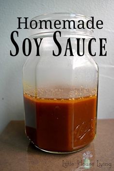 How to make your own homemade Soy Sauce from simple ingredients! #makeyourown #homemade Homemade Soy Sauce, Soy Sauce Recipe, Sweet Soy Sauce, Recipes With Soy Sauce, Gluten Free Soy Sauce, Homemade Condiments, Condiment Recipes, Homemade Spices, Homemade Seasonings