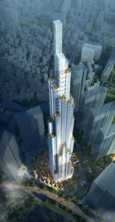 Atkins starts building Vietnam's tallest skyscraper in Ho Chi Minh City. Landmark 81, Futuristic Building, Modern Skyscrapers, Future Buildings, High Building, Landmark Buildings, Skyscraper Architecture, Tower Design, Interesting Buildings