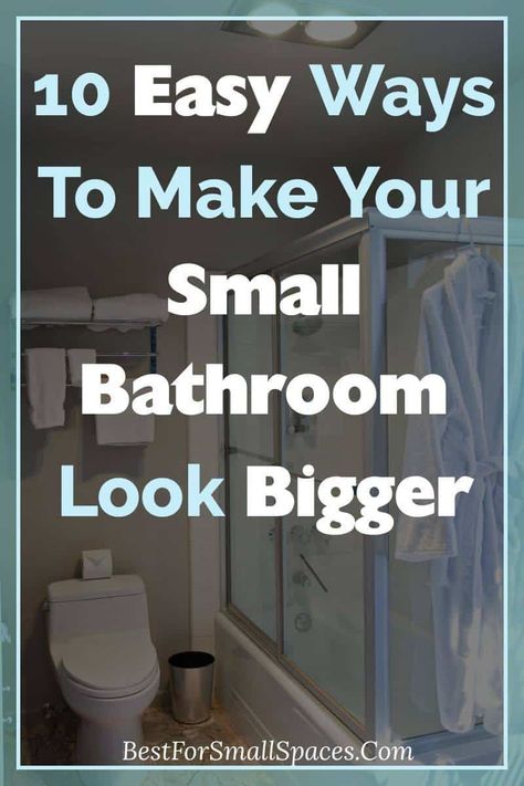 Small Ikea Bathroom Ideas, Bathroom Color Schemes For Small Bathrooms, Redecorate Small Bathroom, How To Make Your Bathroom Look Bigger, How To Make A Space Look Bigger, Best Bathroom Colors Small Spaces, How To Make A Bathroom Look Bigger, How To Make Small Bathroom Look Bigger, Paint For Small Bathroom