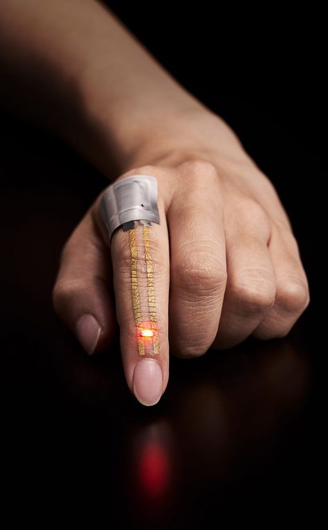 Wearable electronics developed by the University of Tokyo Wearable Technology, Create A Tattoo, Speculative Design, Wearable Electronics, 38mm Apple Watch Band, Wearable Tech, Apple Watch Series 3, Wearable Device, Apple Watch 38mm