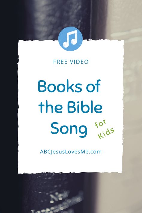 Bible School Songs, Kids Church Songs, Bible Buddies, Bible Songs For Kids, God Ideas, Sunday School Songs, Kids Worship, The Books Of The Bible, Adopted Children