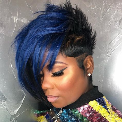 Balayage, Short Hairstyles, Balayage Lob, Curly Lob, Short Hairstyles For Black Women, Short Sassy Hair, Sassy Hair, Hairstyles For Black Women, Short Hair Styles Pixie