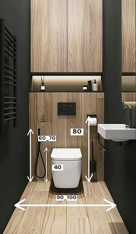 Modern Washroom Design, تصميم دورة مياه, Bathroom Inspo Interior Design, Small Toilet Design, Bilik Air, Toilet And Bathroom Design, Bathroom Interior Design Modern, Wc Design, Bathroom Vanity Decor