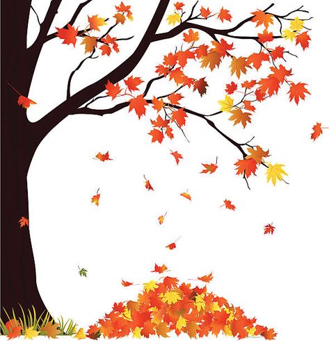 Drawing Creative Ideas, Pile Of Leaves, Blow Paint, Beginners Drawing, Fall Drawings, Woodland Animals Theme, Fall Clip Art, 동화 삽화, Circle Drawing