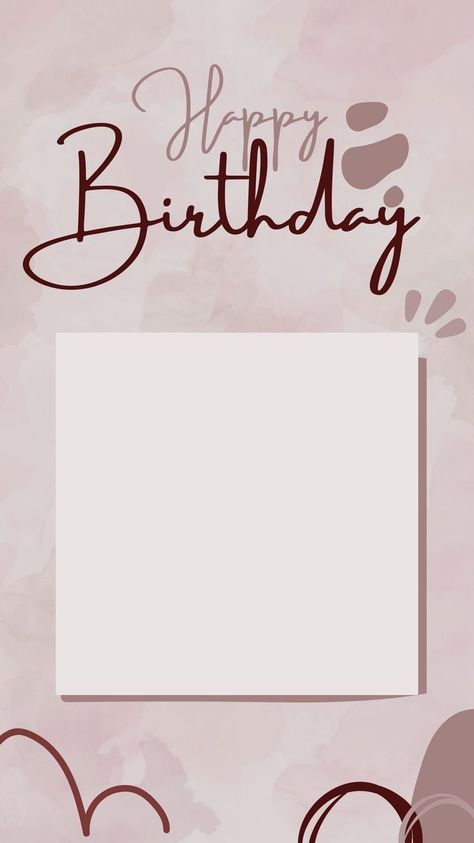 Birthday Template Collage, Happy Birthday Ig Story Ideas Friend, Birthday Bg, Happy Birthday Photo Editor, Kartu Ulang Tahun Diy, Happy Birthday Icons, Birthday Story, Birthday Templates, Happy Birthday Wishes Photos