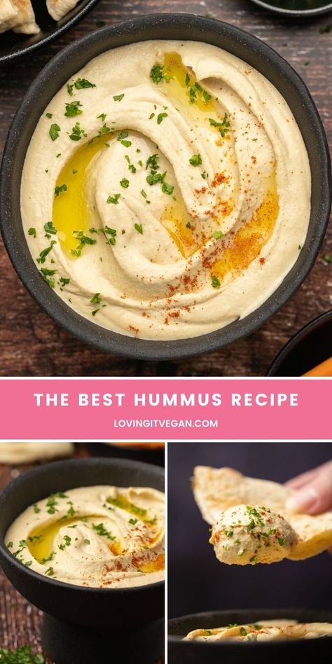 Humus Recipe, Classic Hummus Recipe, The Best Hummus, Best Hummus Recipe, Best Hummus, Classic Hummus, Hummus Recipe Homemade, Vegan Hummus, Hummus Recipe