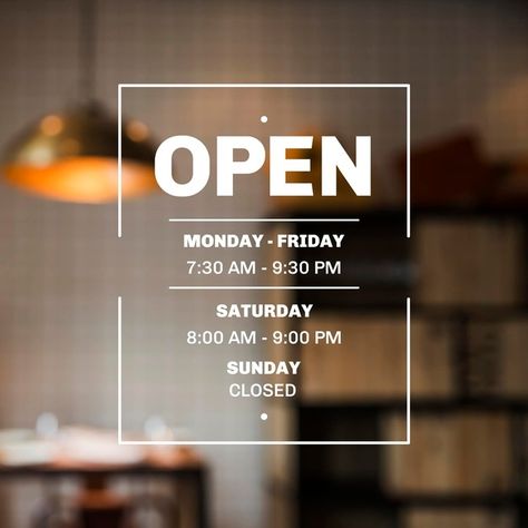 Business opening hours illustration with... | Free Vector #Freepik #freevector #business #time #company #illustration Working Hours Sign Design, Opening Hours Sign Design, Store Opening Ideas, Bakery Opening, Opening Hours Sign, We Are Open For Business, Company Illustration, Business Hours Sign, Business Opening