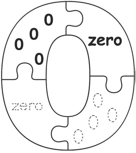 Number Recognition & Counting activities: Jigsaw number puzzles for numbers 0-10. Run the pattern off on four different colors, laminate & trim to make four number puzzles that each have all 4 colors in them.  Store in a ZipLoc Baggie. Preschool Emotions, Number Recognition Kindergarten, Number Recognition Worksheets, Preschool Numbers, Number Recognition Activities, Number Crafts, Emotions Preschool, Daycare Themes, Homeschool Preschool Curriculum