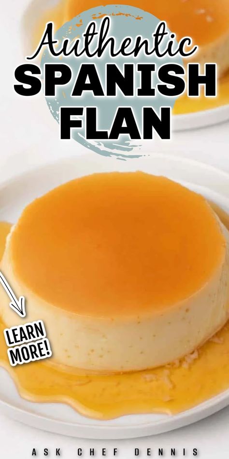 Flan, Authentic Spanish Flan Recipe, Spanish Flan Recipe, Best Flan Recipe, Spanish Flan, Flan Recipe Easy, Unusual Dessert, Spanish Desserts, Boricua Recipes