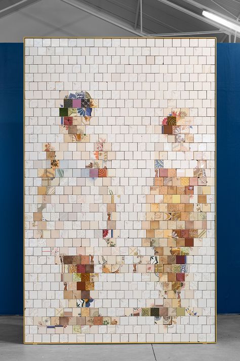 Structural Drawing, Patchwork, Images Of Kitchens, Industrial Tiles, Italian Wall Art, Tile Artwork, Abstract Tile, Mosaic Portrait, Artistic Tile