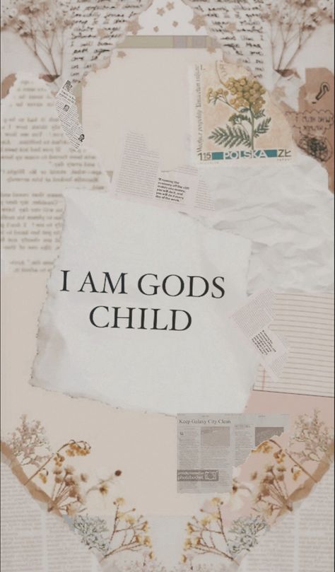 No matter what the world says i will listen to God because i am His child Christian Wallpaper, I Am A Child Of God Wallpaper, I Am A Child Of God, Listen To God, City Clean, I Am His, A Child Of God, Child Of God, No Matter What