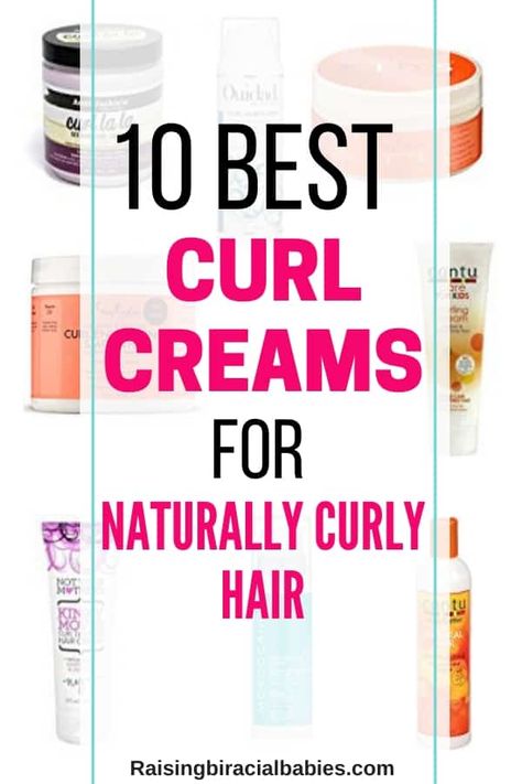 Hair Curling Cream, Best Curl Products, Cream For Curly Hair, Best Curl Cream, Curly Hair Cream, Hair Styling Cream, Biracial Babies, Oil For Curly Hair, Biracial Hair