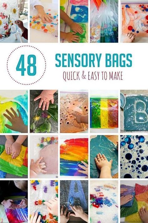 Bags To Make, Sensory Bag, Sensory Bags, Sensory Crafts, Baby Sensory Play, Sensory Activities Toddlers, Toddler Sensory, Sensory Bottles, Learn Colors