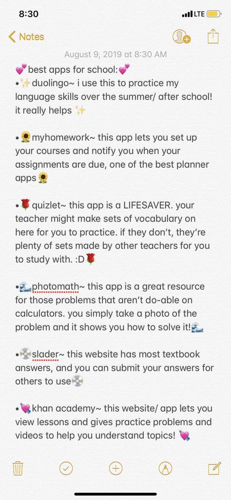 Apps For Exam Preparation, Essentials For Studying, Good Ways To Take Notes For School, How To Memories Fast, How To Take Notes At School, Online School Hacks, Apps That Help With School, Sophmore Year School Supplies List, Online School Tips High School