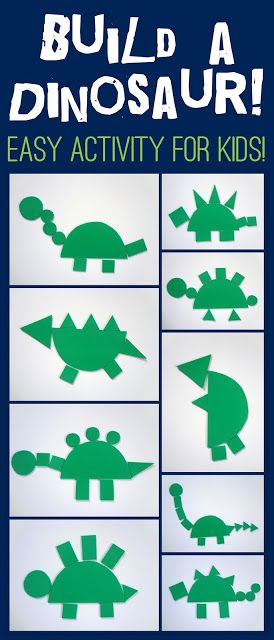 Fun & Simple dinosaur activity for kids! Storytime Theme Ideas, Easy Dinosaur Crafts For Toddlers, Dinosaur Experiments, Build A Dinosaur, Dinosaur Crafts Preschool, Dinosaur Activity, Dinosaur Craft, Dino Art, Dinosaurs Preschool