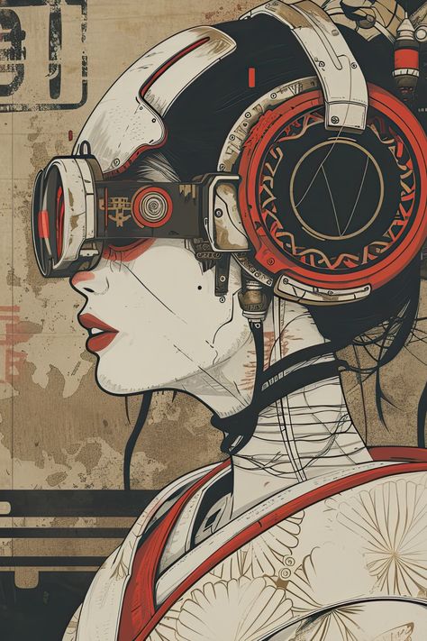 cyborg, cyberpunk, japanese, cyber, anime, future, black, vaporwave, scifi, aesthetic, girl, tech, futuristic, hip hop, science fiction, hipster, fashion, urban, style, culture, internet, techno, compluter, goth, dark, darkside, space, night, leters, asian, cyberpunkart, synthwave, retrowave, bladerunner, cyberpunkstyle, cybergoth, grunge, 90, minimalist, car Anime Cyberpunk Design, Science Girl Art, Cyberpunk Girl Aesthetic, Japanese Cyberpunk Fashion, Cyberpunk Aesthetic Art, Dystopia Ideas, 80s Cyberpunk Aesthetic, Retro Cyberpunk Aesthetic, Grunge Japanese Aesthetic