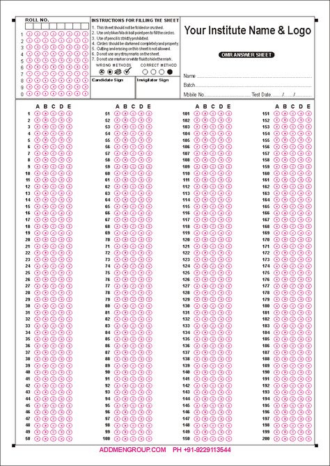 Addmen Group offers Omr   answer  sheet  formats for practice of any competative exam before final paper this will useful for students. Omr Sheet 200 Questions, Calcutta University, Omr Sheet, Worksheet For Class 2, 200 Questions, Zodiac Signs Elements, Test Paper, Neet Exam, Exam Motivation