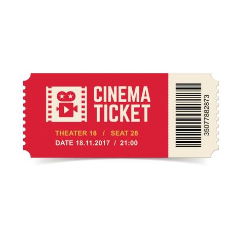 Journal Printouts, Ticket Illustration, Red Ticket, Christmas Poster Design, Guitar Picks Personalized, Movie Ticket, Cinema Ticket, From Movie, Coupon Template