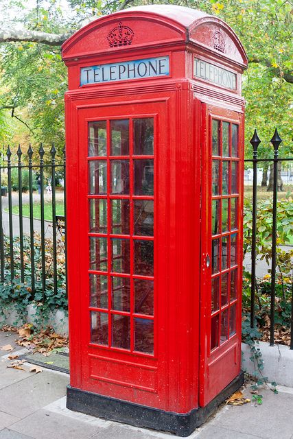 London - Classic red telephone booth. England Telephone Booth, Red Telephone Booth, British Phone Booth, London Telephone Booth, London Phone Booth, Red Phone Booth, Red Telephone Box, Classic Phones, Red Telephone