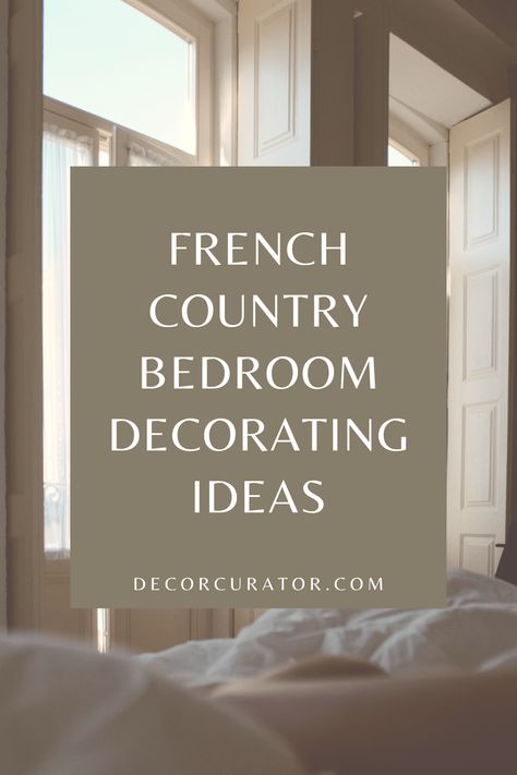 Country Living Bedroom Ideas, French Colonial Style Bedroom, French Country Comforter Sets, French Country Bedroom Curtains, French Country Bedding Bedroom, Master Bedrooms Decor French Country, French Country Master Bed Bedroom, French Cottage Bed, French Country Rustic Bedroom