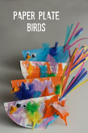 Toddlers And Preschoolers, Paper Plate Crafts, Bird Crafts Preschool, Craft Spring, Toddler Craft, Happy Hooligans, Spring Crafts For Kids, Bird Theme, Bird Crafts