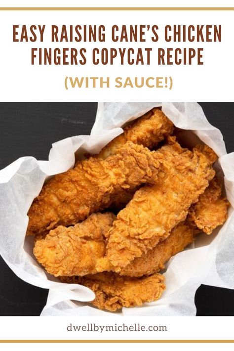 Yummy Recipes For Picky Eaters, Amazing Dinner Recipes Main Courses, Teen Friendly Dinners, Canes Chicken Tenders Recipe, Raising Canes Chicken Recipe, Easy Dinner Recipes For Kids, Copycat Sauce, Homemade Appetizers, Chicken Recipe Healthy