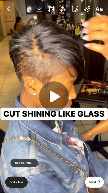 Like The River Salon Short Hair, How To Texturize Short Hair, Tapered Bob Haircut Short, Texturized Short Hair, Kelly Cut Hairstyle Black Women, Black Women Haircut Styles, Short Hairstyle Women Shaved Sides, Shaved Side Hairstyles African American, Black Woman Pixie Cut