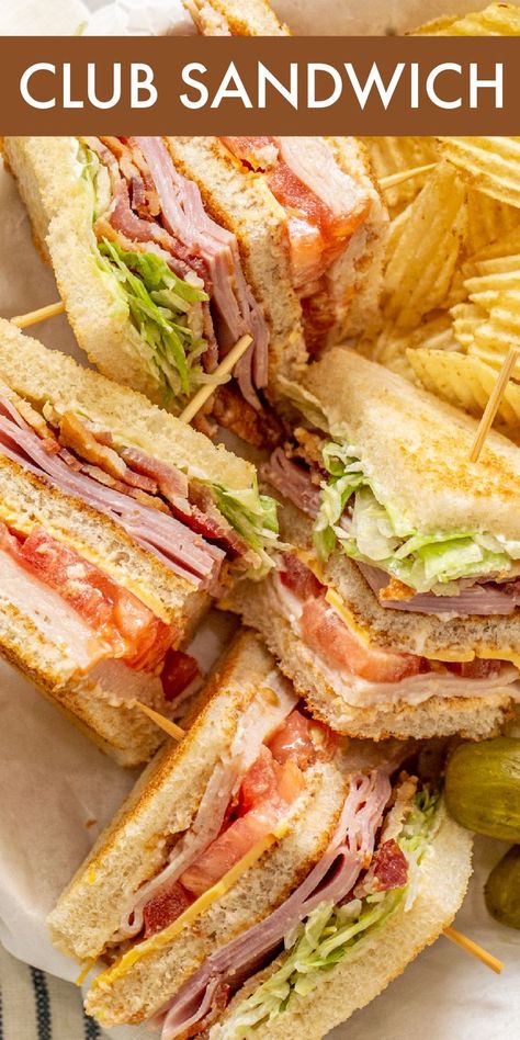 The perfect recipe idea for a picnic this summer! Essen, No Sandwich Lunch Ideas For Adults, Diy Sandwich, Lunch Sandwich Recipes, Lunch Dishes, Resep Sandwich, Club Sandwich Recipes, Sandwhich Recipes, Best Sandwich Recipes