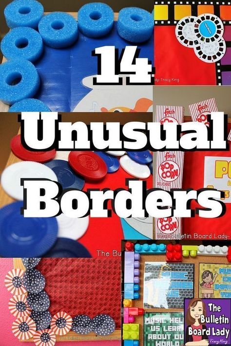 14 Unusual Bulletin Board Boarders Pool noodles, cupcake papers, LEGOS?  These unusual and incredibly fabulous border ideas are easy to do.  WARNING: Using these in a hallway may cause major student traffic problems as everyone stops to take a look! Bulletin Board Boarders, Class Room Door, Boarders For Bulletin Boards, Room Door Ideas, Cupcake Papers, Work Bulletin Boards, Library Bulletin Board, Library Bulletin Boards, Preschool Bulletin