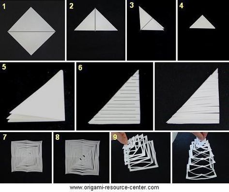 Origami Kirigami | Maria B Siño Kirigami Tutorial, Kirigami Patterns, Paper Architecture, Origami Fish, Origami And Kirigami, Folding Origami, Origami Paper Art, Art Origami, Maria B