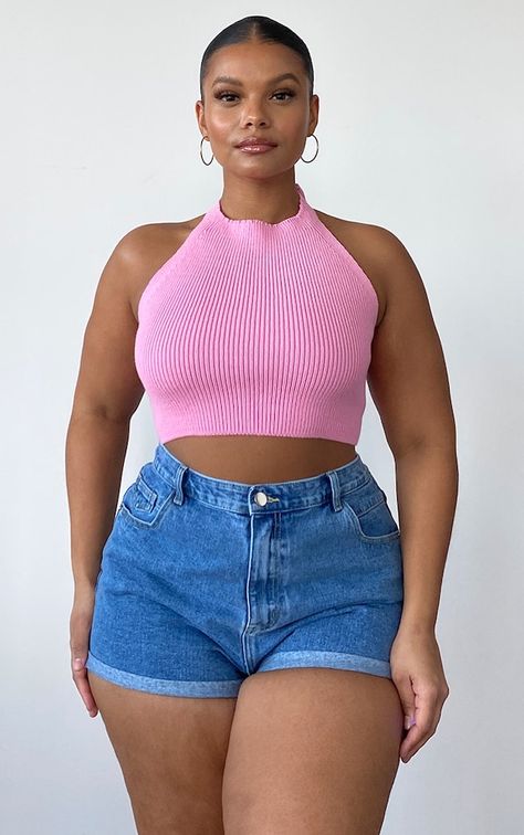 Curvy Girl Fashion, Crop Top Outfits, Plus Size Crop Tops, Look Plus Size, Looks Plus Size, Cute Crop Tops, Look Plus, Curvy Girl Outfits, Curvy Outfits