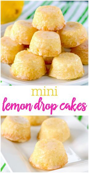 Mini Tea Desserts, Very Good Recipes, Mini Lemon Tart Recipe, 30 Min Desserts, Easy Dessert Healthy, Mini Muffin Recipes, Mini Lemon Cakes, Lemon Monkey Bread, Lemon Bites