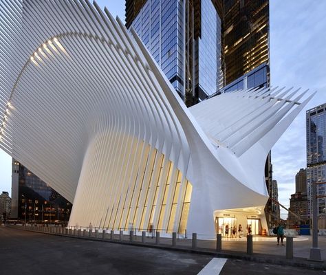 Santiago, Futurism, Santiago Calatrava, Futuristic Architecture, Mall Photos, Santiago Calatrava Architecture, Trade Centre, Trade Center, Nova York