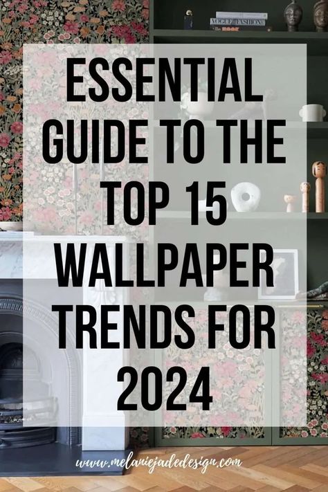 Discover the latest wallpaper trends set to transform your home in 2024 with our Essential Guide! Dive into a world where eco-friendly materials, bold patterns, and advanced digital designs meet timeless elegance. From nature-inspired motifs to luxurious metallic finishes, we unveil the top 15 wallpaper trends that are defining interior design. #WallpaperTrends2024 #HomeDecor #InteriorDesign Wallpaper Powder Room, Wallpaper Designs For Walls, Small Bathroom Wallpaper, Modern Wallpaper Designs, Powder Room Wallpaper, Feature Wall Bedroom, Feature Wall Wallpaper, Wallpaper Interior Design, Constantly Evolving