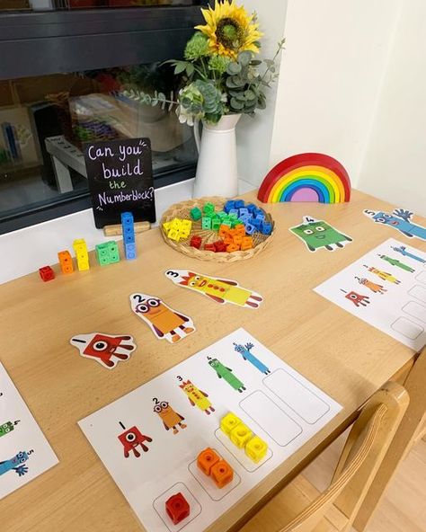 Number Blocks Maths Activities, Building Eyfs Activities, Early Years Number Activities, Friends Eyfs Activities, Maths Early Years Activities, Outdoor Number Activities Eyfs, Sen Number Activities, Maths Ideas Eyfs, Super Duper You Eyfs Activities