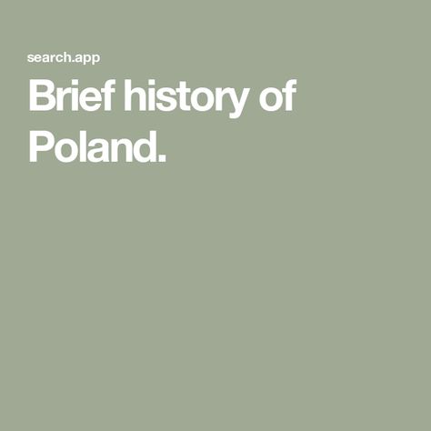 Brief history of Poland. Poland Facts, Maria Skłodowska Curie, Poland People, Poland History, Religious Tolerance, Poland Travel, Europe Map, Weekend Breaks, Important Facts