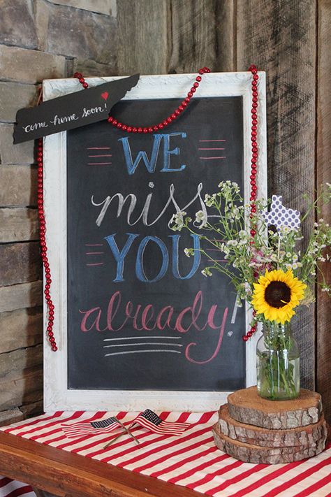 A Going Away to Texas Party {a.k.a. That Party I Never Wanted to Plan} | Less Than Perfect Life of Bliss | home, diy, travel, parties, family, faith Going Away Party Games, Farewell Party Ideas, Military Send Off Party Ideas, Aka Party, Moving Away Parties, Farewell Party Decorations, Deployment Party, Texas Party, Leaving Party