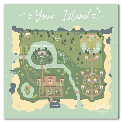 Animal Crossing Island, Adventure Time Style, Dreamlight Valley, Animal Crossing Funny, Island Map, Study Design, Different Art Styles, Personalized Map, Like Animals