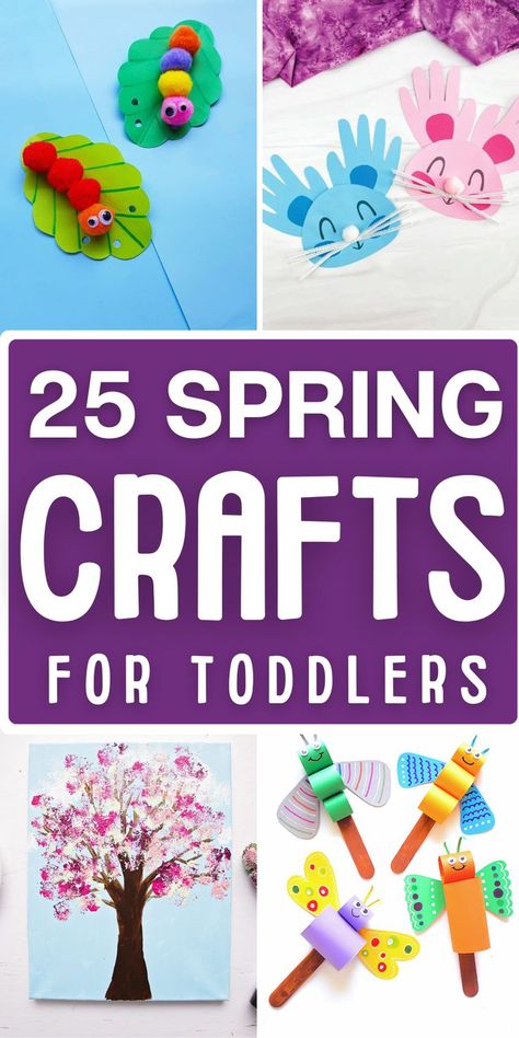 Bring the beauty of spring into your kid’s creative world with these fun and easy spring crafts for toddlers. From making colorful spring flowers to delightful Easter crafts, your little ones will love exploring the world of art with their fingers. From handprint crafts to rainbow paintings, and butterfly crafts made from paper plates. Get inspired by nature and create garden-themed art with your toddler. Simple Spring Crafts, Spring Crafts For Toddlers, Fun Spring Crafts, Spring Toddler Crafts, Spring Arts And Crafts, Spring Crafts Preschool, Spring Flower Crafts, Springtime Crafts, Crafts Spring