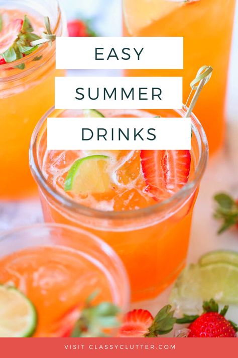 Easy Summer Drinks Non-Alcoholic Drink Dispenser Recipes, Refreshing Summer Drinks Nonalcoholic, Summer Drink Recipes Nonalcoholic, Drinks Nonalcoholic Easy, Summer Drinks Kids, Pool Party Drinks, Picnic Drinks, Summer Drinks Nonalcoholic, Healthy Summer Drinks