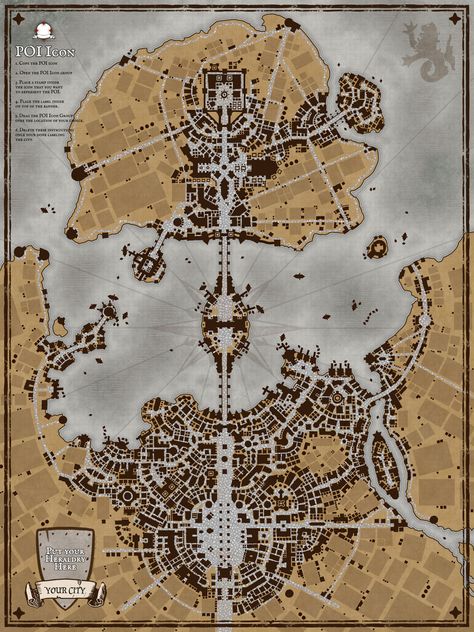 Fantasy City Map, Fantasy Map Making, Dnd World Map, Map Making, Fantasy World Map, Fantasy Town, Writing Fantasy, Tabletop Rpg Maps, Fantasy Maps