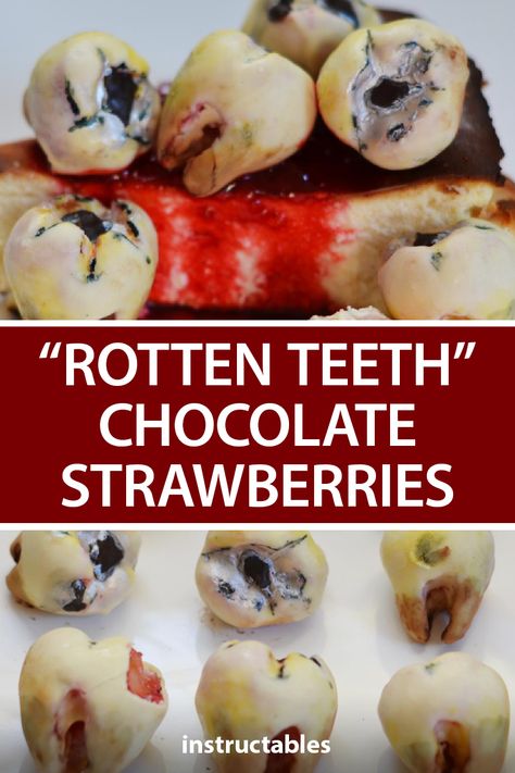 Creepy Halloween Dessert Ideas, Gross Looking Food For Halloween, Halloween Food For Party Scary, Creepy Halloween Dinner, Halloween Teeth Treats, Gross Halloween Snacks, Gross Halloween Foods For Party, Halloween Food Creepy Scary, Scary Food For Halloween Party