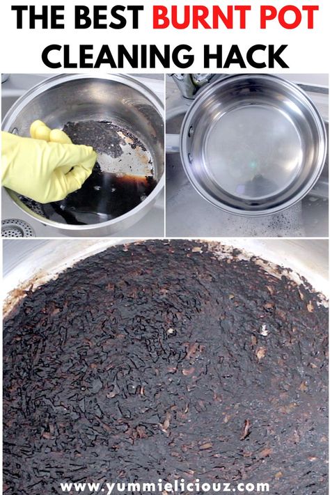 Cleaning Burnt Pans, Clean Burnt Pots, Cleaning Pans, Burnt Coffee, Clean Baking, Lemon Uses, Burnt Sugar, Burnt Food, Clean Pots