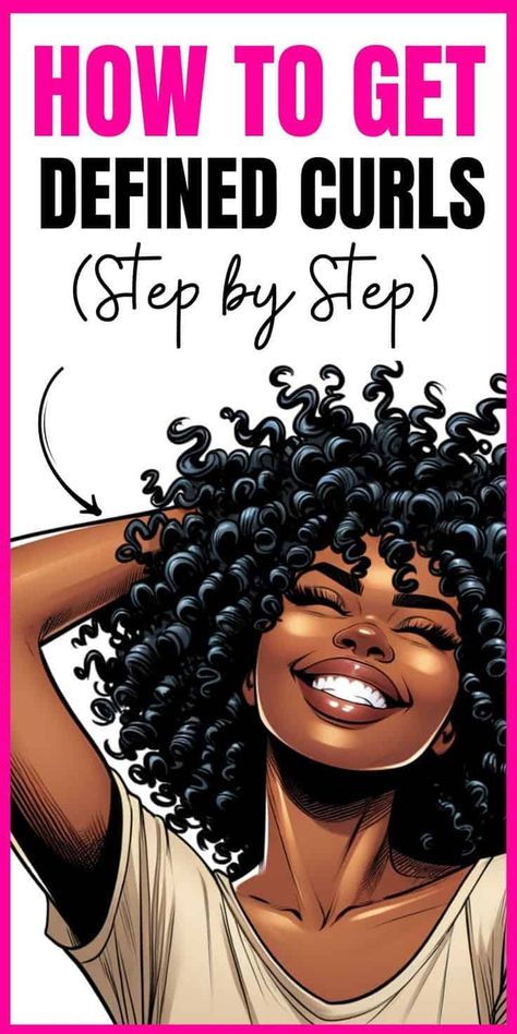 How To Get Defined Curls: A Step-by-Step Guide - The Mestiza Muse Best Defining Curl Products For Natural Hair, Curls With Natural Black Hair, How To Achieve Curls On Natural Hair, How To Make A Curly Afro, How To Get Your Curls Back Natural Tips, How To Curl Black Hair, Elongate Curls Natural Hair, Enhance Curls Naturally, How To Curl Your Natural Hair